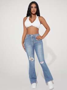 SHEIN PETITE Women Jeans  Thickened Denim