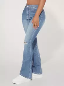 SHEIN PETITE Women Jeans  Thickened Denim
