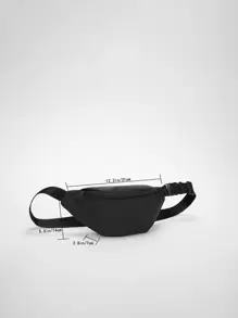Bolso de cintura unisex de moda, bolso bandolera estilo coreano, adecuado para ciclismo, correr, deportes