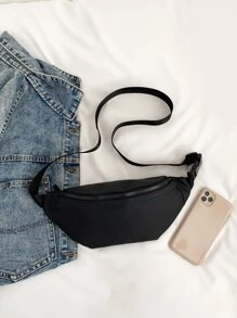 Bolso de cintura unisex de moda, bolso bandolera estilo coreano, adecuado para ciclismo, correr, deportes