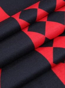 Manfinity LEGND 男士雙色幾何印花POLO衫 - 彩色 - 查看 6