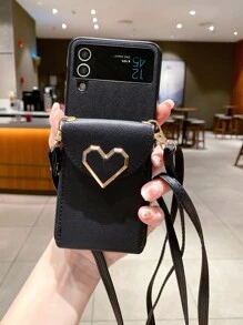 Vỏ điện thoại có thể gập lại với dây buộc - màu đen - Xem 1