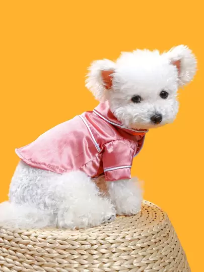 1入組雙色寵物睡衣