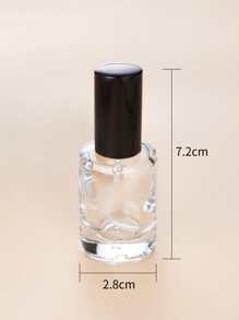 1入組10毫升分裝噴霧香水瓶,可填充香水霧化器瓶,迷你噴霧瓶,小口袋香水瓶,香味泵殼套,便攜空香水容器適合旅行 - 黑色 - 查看 3