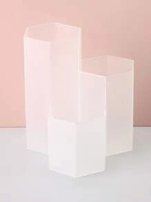 1pc Solid Color Pen Holder - Green - View 5