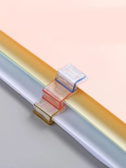 5入組塑膠滾邊夾