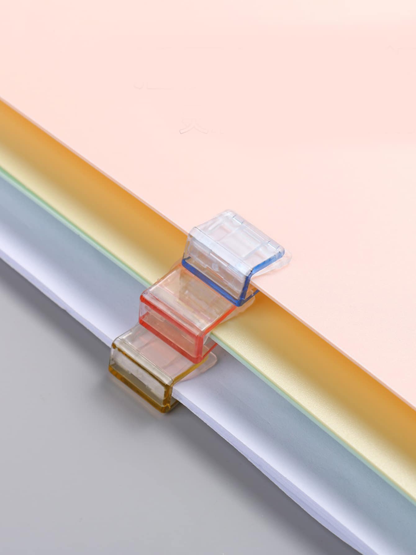 5入組塑膠滾邊夾