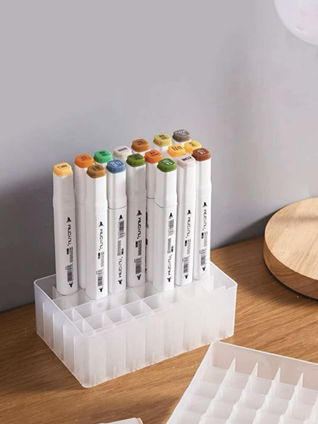 1 cái Giá đỡ bút nhiều lưới - Trong sáng - Xem 1