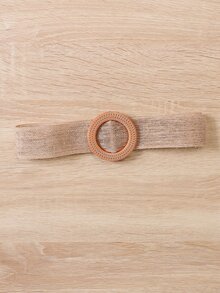 Baby Floral Print Ruffle Trim Romper - Red and White - View 6