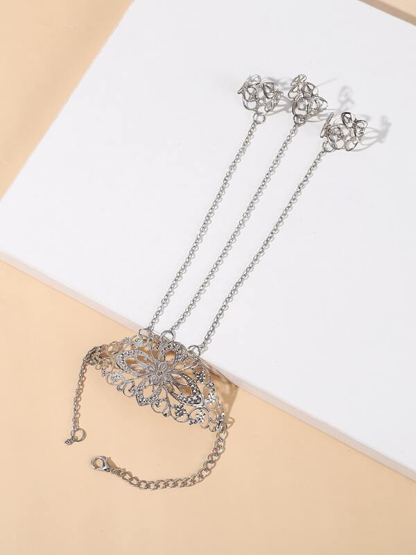 Flower Decor Mittens Bracelet SHEIN USA