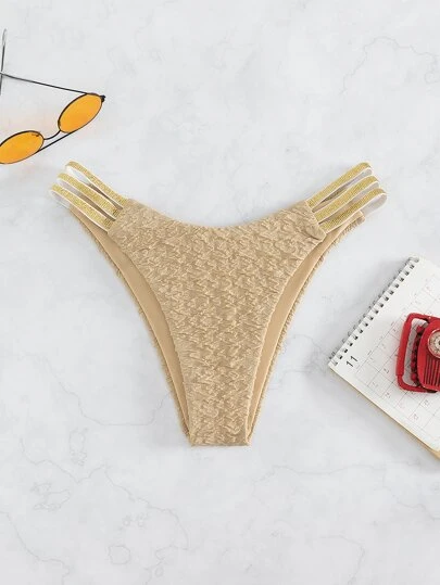 SHEIN Swim 側邊鏤空泳衣下裝