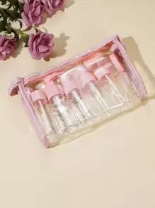 Chai Xịt, Chai Kem, Chai Rỗng Du Lịch, Bộ Chiết Mỹ Phẩm Di Động, Bộ Chai Du Lịch 10 Cái - Nhiều màu - Xem 1