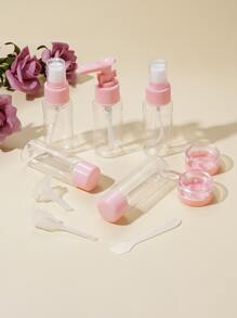 Chai Xịt, Chai Kem, Chai Rỗng Du Lịch, Bộ Chiết Mỹ Phẩm Di Động, Bộ Chai Du Lịch 10 Cái - Nhiều màu - Xem 3