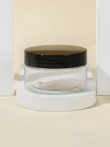 1pc 100ML Travel Cream Jar, Cosmetic Storage Bottle For Desktop