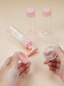 Chai Xịt, Chai Kem, Chai Rỗng Du Lịch, Bộ Chiết Mỹ Phẩm Di Động, Bộ Chai Du Lịch 10 Cái - Nhiều màu - Xem 4