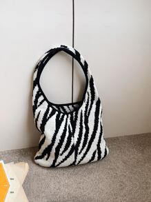 Túi Xách tay Nữ - Đen và trắng - Xem 2