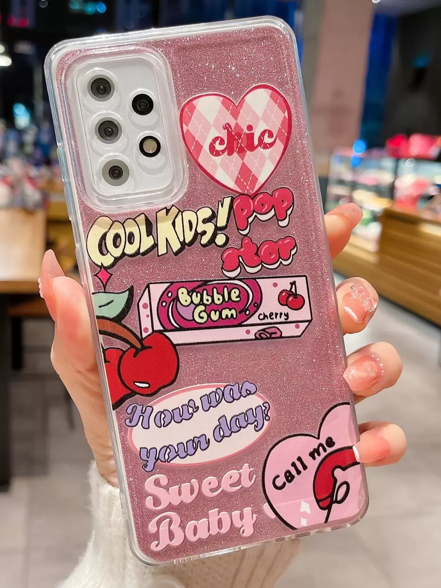 Funda de teléfono con gráfico de dibujos animados compatible con iPhone 15/15Pro/15Plus/15Promax, versión internacional, no la versión nacional - Multicolor - Ver 1