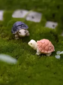 2入組龜設計園林裝飾擺件