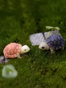 2入組龜設計園林裝飾擺件