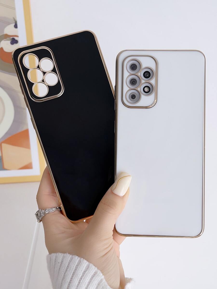 Ốp điện thoại đôi màu đen trắng chống rơi, mạ 6D, phiên bản quốc tế, không phải phiên bản nội địa. - Đen và trắng - Xem 1