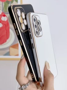 Ốp điện thoại đôi màu đen trắng chống rơi, mạ 6D, phiên bản quốc tế, không phải phiên bản nội địa. - Đen và trắng - Xem 5