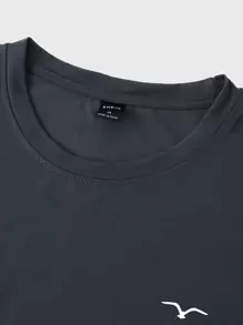 Manfinity Homme 男士鳥印花撞色T恤 - 彩色 - 查看 6