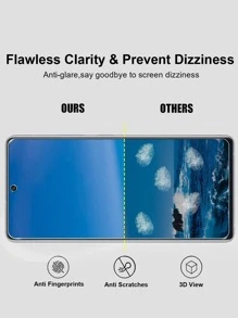 3入組螢幕保護鋼化膜和3入組鏡片膜適用於三星/華為 - 無色 - 查看 5