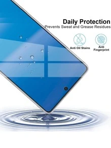 3入組螢幕保護鋼化膜和3入組鏡片膜適用於三星/華為 - 無色 - 查看 7