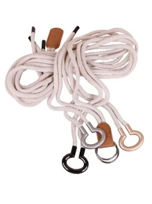 Cinturón de cordón hebilla de círculo