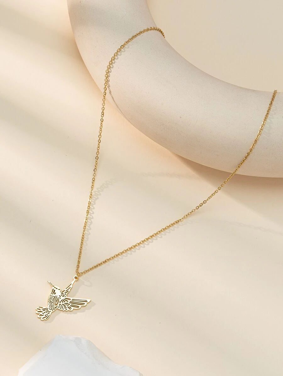 時尚流行男士不銹鋼簡約圈形耳環適合珠寶禮物和時尚外觀 - 金色 - 查看 1