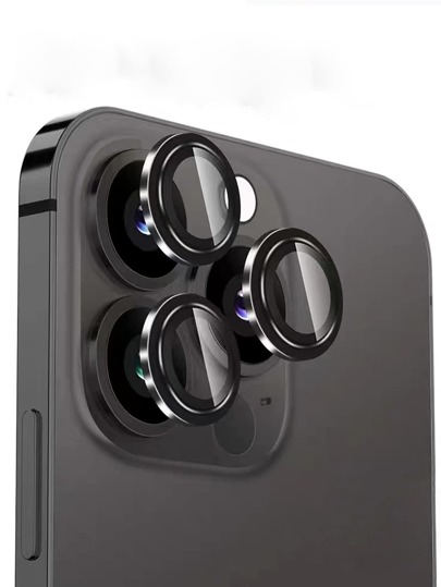 3pcs High-Definition Camera Lens Protective Film With Anti-Protrusion Design For Smartphone Gift For Birthday, Family, Friends Alloy Metal With Tempered Glass Full Cover, Lens Protector, Phone Accessories Waterproof Shockproof Anti-Fall Anti-Fall Scratch Resistant Anti-Fingerprint