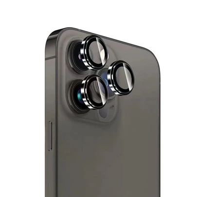 3 件装高清相机镜头保护膜，具有防突出设计，适用于智能手机生日、家人、朋友礼物，合金金属带钢化玻璃全覆盖，镜头保护膜，手机配件防水防震防摔防摔防刮防指纹