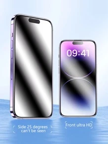 1 Stück Anti Fall Bildschirm Datenschutzfolie kompatibel mit iPhone15/15Plus/15Pro/15Promax