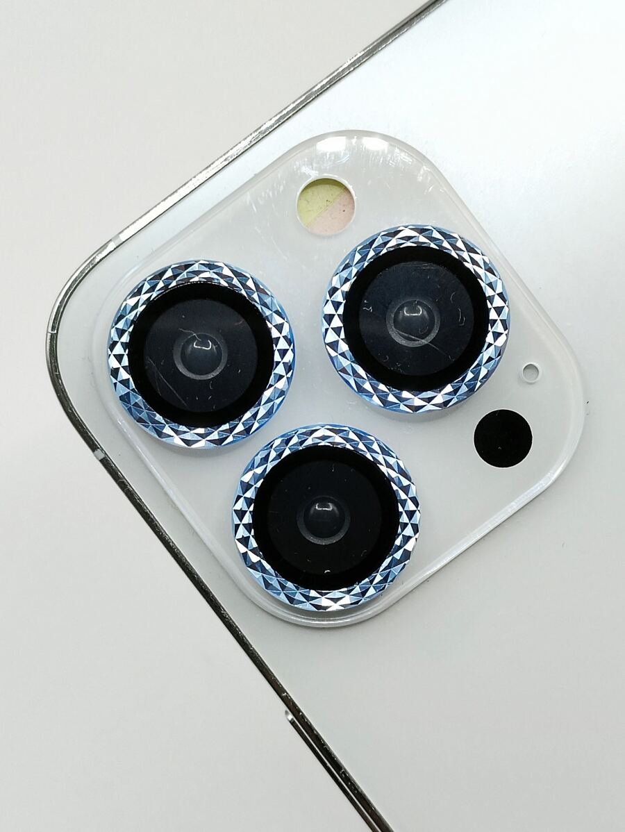 3pcs Phone Lens Protector - Baby Blue - View 1