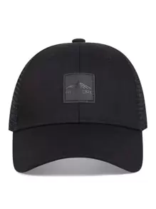 Men Letter Patch Decor Trucker Hat Dad Hat For Spring And Autumn Daily Wear Casual - Black - View 4