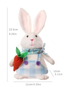 trang trí thiết kế thỏ Phục sinh - Màu xanh nhạt - Xem 3