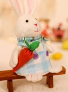 trang trí thiết kế thỏ Phục sinh - Màu xanh nhạt - Xem 4