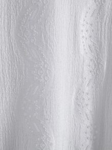 Manfinity Homme Hombres Camisa unicolor con botón sin camiseta - Blanco - Ver 5