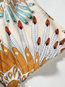 Manfinity Hypemode 男士滿版印花襯衫不帶T恤 - 彩色 - 查看 3