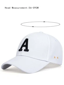 AR Men Letter Embroidered Baseball Cap Street