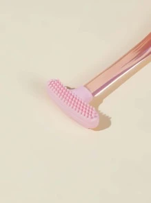 1pc Silicone Tongue Coating Cleaner - Pink - View 2