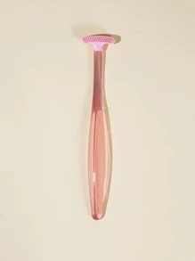 1pc Silicone Tongue Coating Cleaner - Pink - View 3