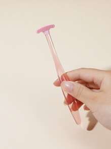 1pc Silicone Tongue Coating Cleaner - Pink - View 4