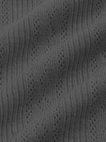 ROMWE Contrast Lace Tank Top - Dark Grey - View 3