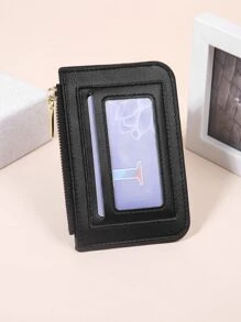 Tarjetero minimalista - Negro - Ver 4