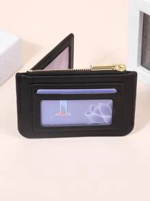 Tarjetero minimalista - Negro - Ver 2