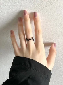 vòng bít thiết kế hoa - màu đen - Xem 1