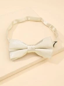 男士素色領結 - 香檳色 - 查看 2