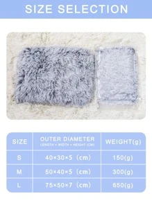 1 tấm lót chuồng thú cưng sang trọng chắc chắn - Màu Xám nhạt - Xem 3