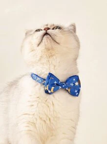 1入組星星圖案鈴鐺墜飾寵物項圈